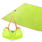 55-inch Square Water-Resistant Outdoor Ground Cover for Picnics, Camping, and Beach Outing Foldable Travel Mat