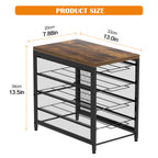 54/72-Capacity 3/4-Tier K-Cup Drawer Organizer -Rustic Coffee Pod Holder for Countertops