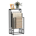 3-Tier Freestanding Bathroom Towel Rack with Storage Shelf - Standing Hand Towel Holder & Drying Stand for Bathroom, Poolside & Dorm, Black