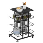 Water Bottle & Soda Can Organizer - Free Standing Beverage Rack for Kitchen Pantry