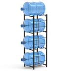 4-Tier 5 Gallon Water Jug Storage Rack - Vertical Heavy Duty Water Bottle Organizer Stand for Home, Office & Pantry, Easy Assembly