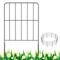 25 Pack Square Garden Fence Panels (24in H x 27ft L) - Rustproof Metal Wire Border for Outdoor Decor