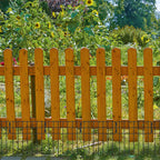 No-Dig Metal Garden Barrier Fence  - Decorative Wire Panels for Yard & Patio