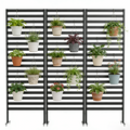 12-Pack Decorative Metal Garden Fence - 24"H Rustproof Pet Barrier & Flower Bed Edging with T-Shape Stakes,