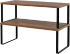 4-Piece Premium Kitchen Cabinet Shelf Risers â€“ Expandable Pantry & Countertop Storage Solution