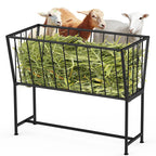 Heavy-Duty Metal Goats & Sheep Hay Feeder with Stand