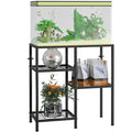 20 Gallon Aquarium Stand with 3-Tier Metal Storage Shelves