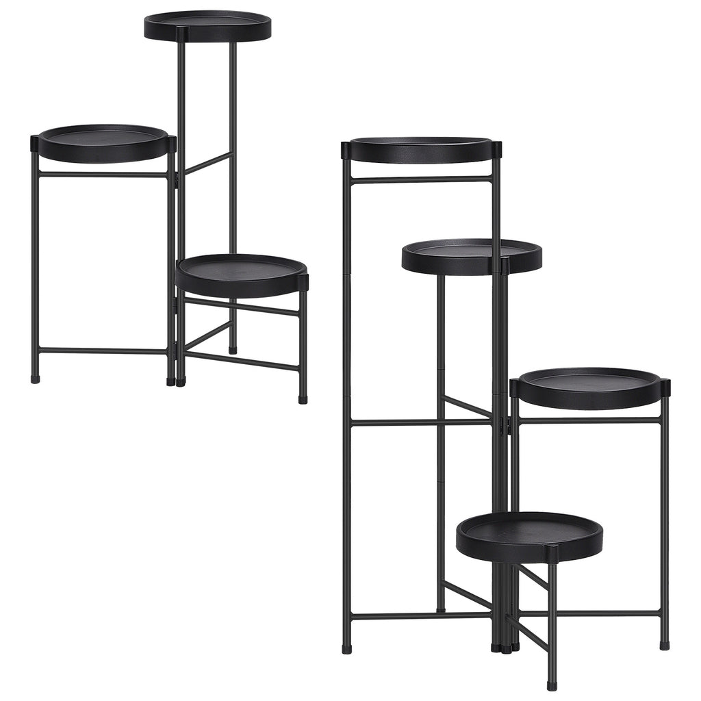 Multi-Tier Metal Plant Stand Set (3-Layer & 4-Layer)