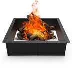 32-Inch Square Fire Pit Liner Insert for Outdoor DIY