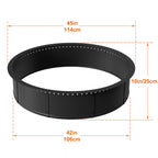 33/45-Inch Smokeless Fire Pit Ring with Ventilation Holes