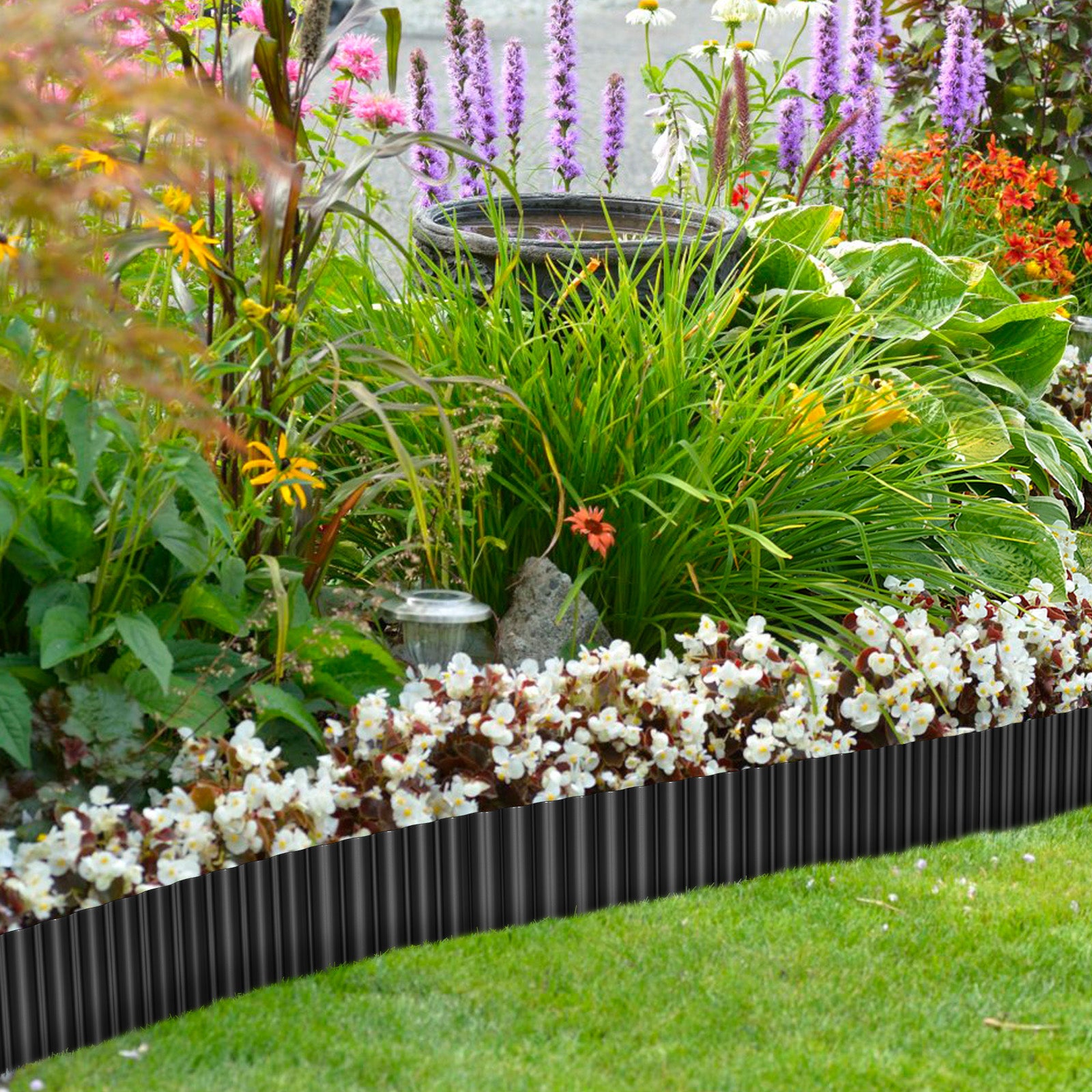Flexible Corrugated Metal Garden Edging Border