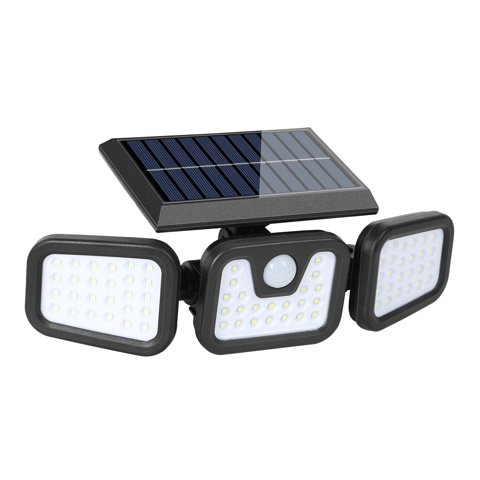 Intelligent Solar Motion Sensor Light – 3-Side LED Outdoor Wall Lamp with Remote Control