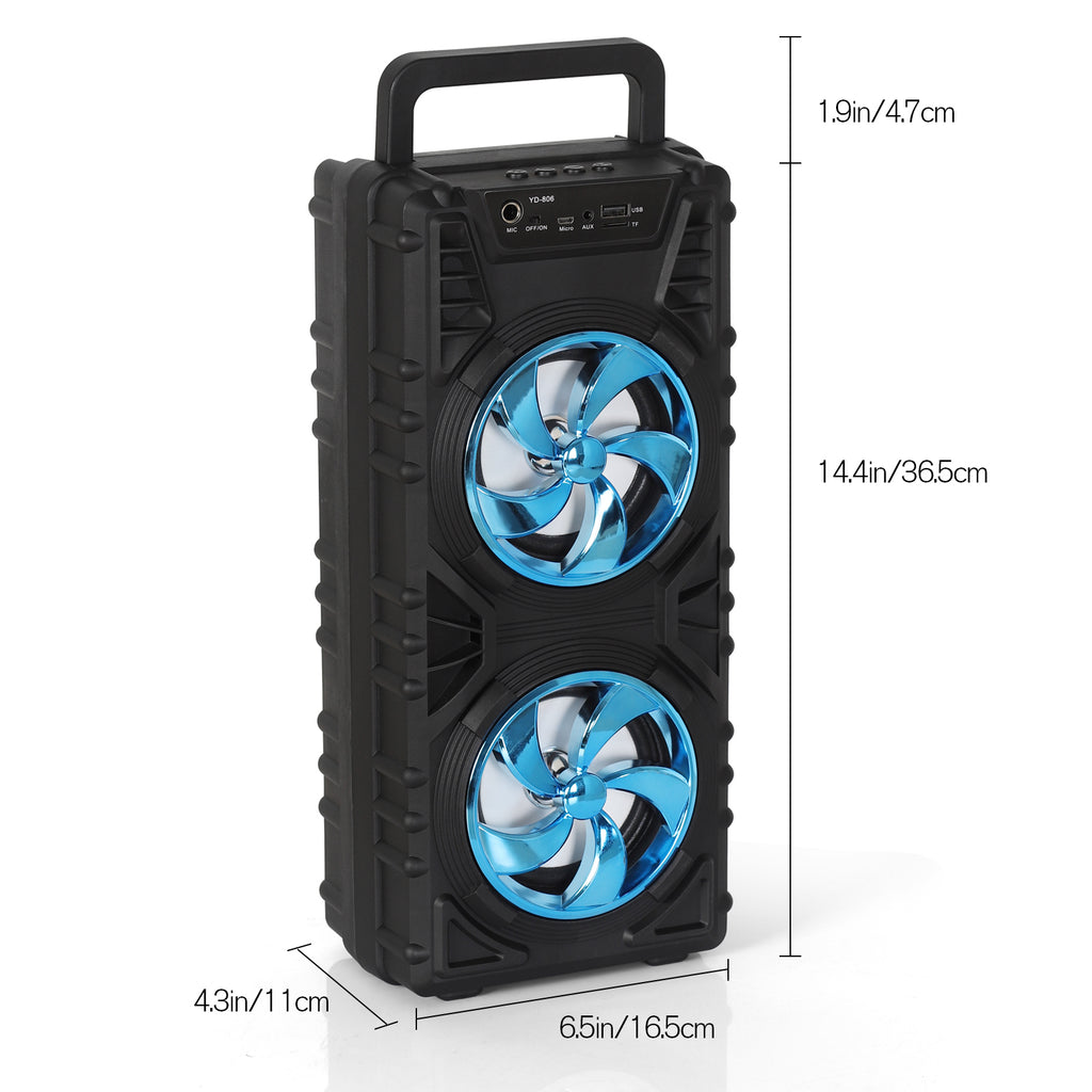 Bluetooth dual-speaker speaker with microphone, Bluetooth Dual-Speaker Speaker