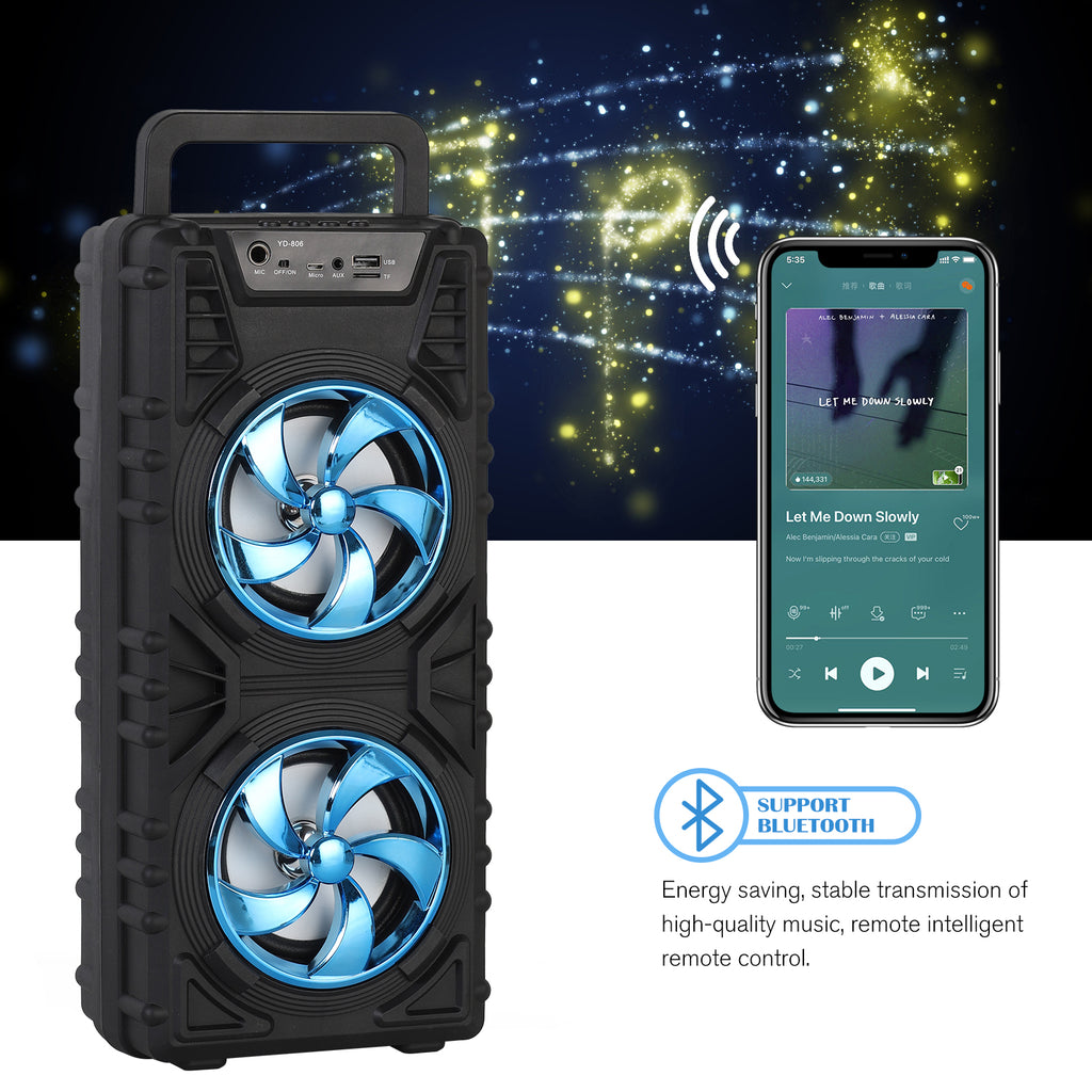 Bluetooth dual-speaker speaker with microphone, Bluetooth Dual-Speaker Speaker