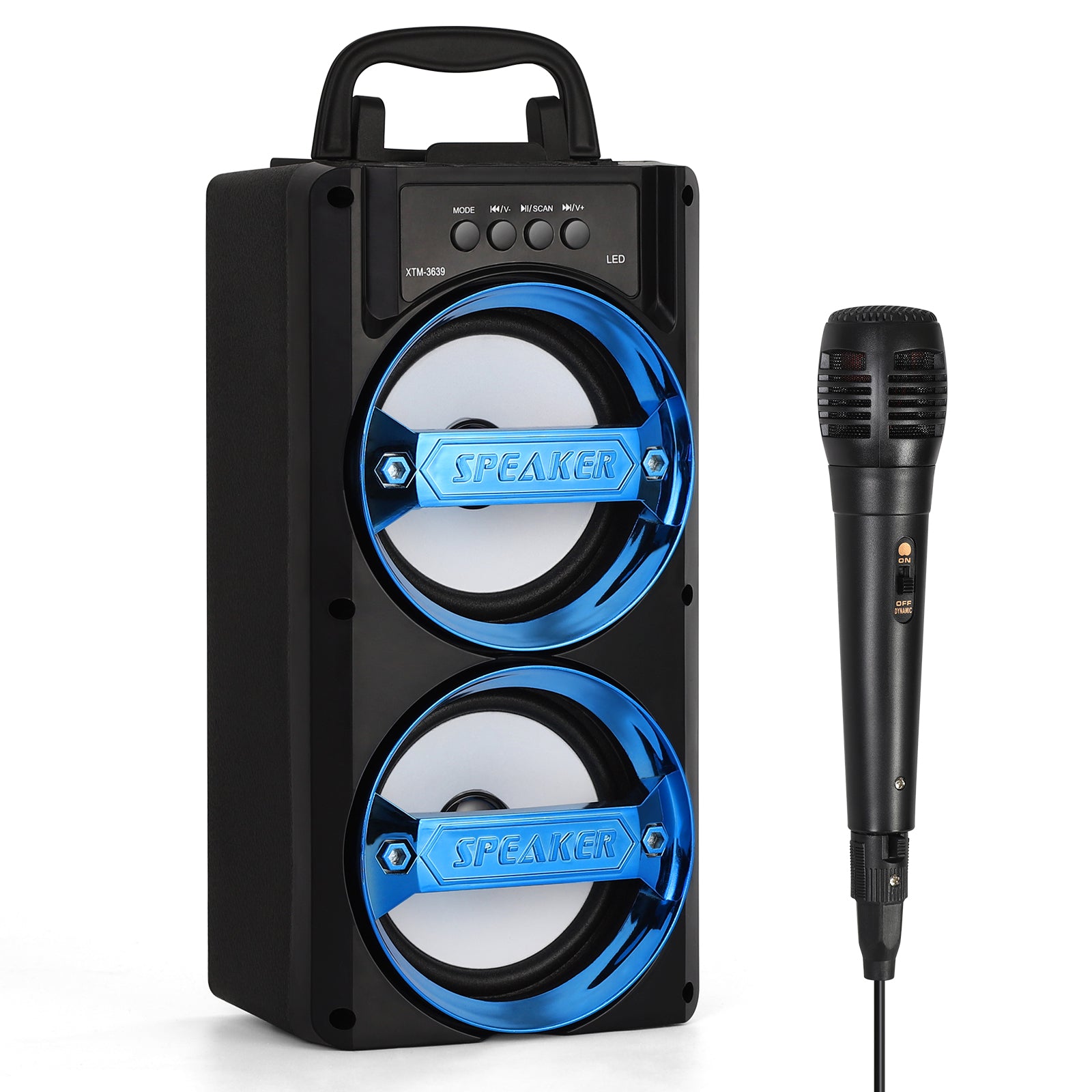 Bluetooth dual-speaker speaker with microphone, Bluetooth Dual-Speaker Speaker