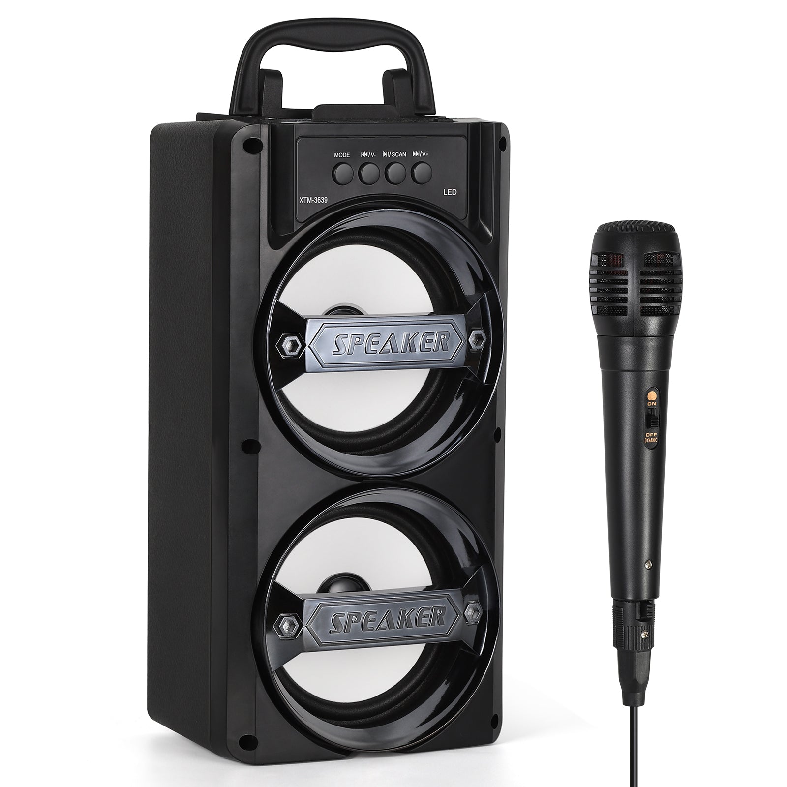 Bluetooth dual-speaker speaker with microphone, Bluetooth Dual-Speaker Speaker