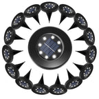 16 Pack Solar Lights Outdoor, 8LED Solar Ground Lights, Pathway Solar Garden Lights Landscape Lighting, In Ground Lights for Pathway, Patio, Lawn, Deck, Driveway, Walkway (Cool White)