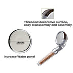 Filtered Shower Head, High Pressure Water Purifying Handheld Showerhead with Replaceable Beads, Universal Fit