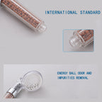 Filtered Shower Head, High Pressure Water Purifying Handheld Showerhead with Replaceable Beads, Universal Fit