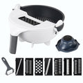 Multifunctional Vegetable Cutter with Draining Basket, 7-in-1 Manual Food Chopper, Slicer & Grater Set with Drain Bowl for Kitchen