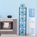 5-Tier Heavy Duty Water Cooler Jug Rack - 5 Gallon Water Bottle Storage Stand
