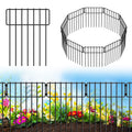 20 Pack No-Dig Garden Animal Barrier Fence - 16.7in H x 20.8ft L Rustproof Metal Wire for Dogs & Rabbits