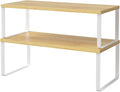 4-Piece Premium Kitchen Cabinet Shelf Risers â€“ Expandable Pantry & Countertop Storage Solution