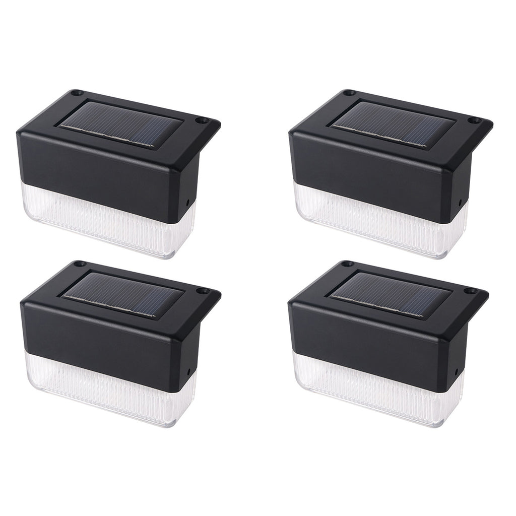 8/4 pcs Outdoor LED Solar Deck Lights, Step Lights, For Outdoor Stairs, Fence, Yard, Patio And Pathway, Waterproof Solar Deck Lights Outdoor, Solar Step Lights Waterproof Solar Light, For Outdoor Stairs