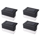 8/4 pcs Outdoor LED Solar Deck Lights, Step Lights, For Outdoor Stairs, Fence, Yard, Patio And Pathway, Waterproof Solar Deck Lights Outdoor, Solar Step Lights Waterproof Solar Light, For Outdoor Stairs