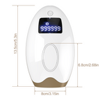 IPL At-Home Hair Removal Device for Women & Men, Permanent Painless Handheld Laser Hair Remover 5 Adjustable Energy Levels, Full Body Hair Removal Machine for Face, Armpits, Bikini Line, Legs