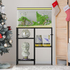 20 Gallon Aquarium Stand with 3-Tier Metal Storage Shelves