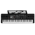 Piano Keyboard for Beginners, 61 Keys Portable Electronic Digital Piano with Microphone & LCD Screen, Learning Educational Music Keyboard Piano Gifts