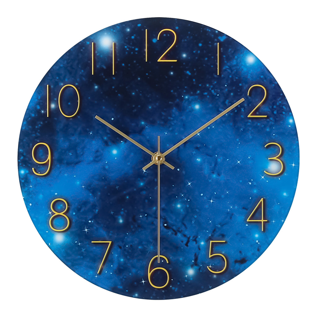 12 Inch Wall Clock, Accurate Decorative Clocks, Silent Non Ticking Easy to Read Wall Clock for Bedroom/Living Room/Kitchen