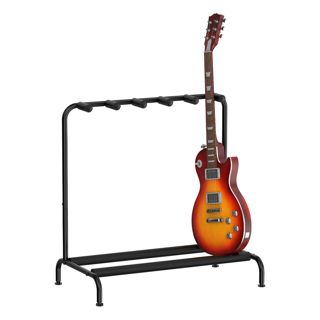 Multi-Guitar Display Rack Stand for 5 Electric or Acoustic Guitars