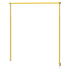 Adjustable Over The Table Rod Stand With Clamps, Table Banner Balloon Stand, Hanging Flowers Decor Rod for Wedding Birthday Party, Gold