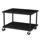 2-Tier Mobile Printer Stand with Lockable Casters