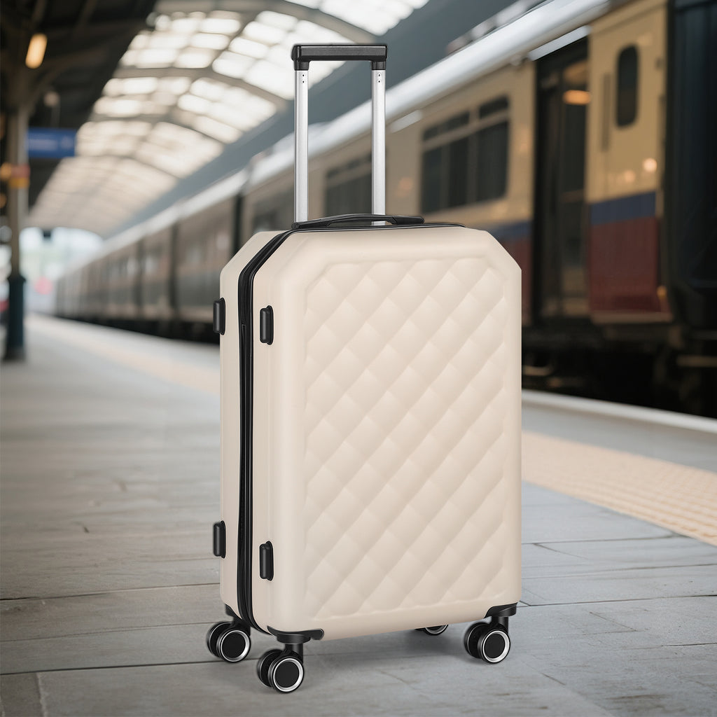 3PCS Travel Trolley Case Hardside Spinner Luggage Bag Set Lightweight 20/24/28 inch