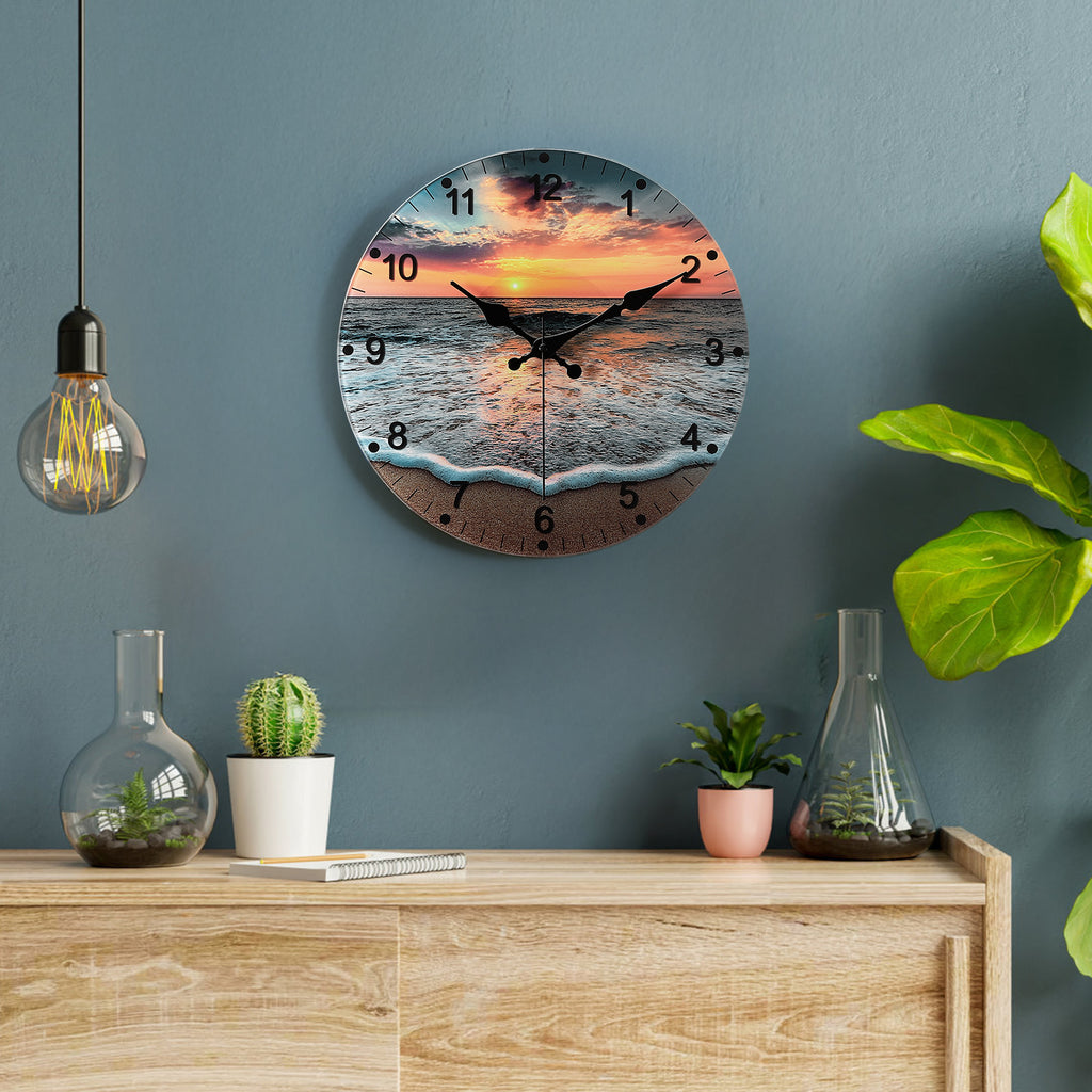 12 Inch Wall Clock, Accurate Decorative Clocks, Silent Non Ticking Easy to Read Wall Clock for Bedroom/Living Room/Kitchen