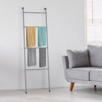 4-Bar Freestanding Towel Rack (2-Pack)- Metal Ladder Style Towel Holder for Bathroom