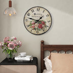12 Inch Wall Clock, Accurate Decorative Clocks, Silent Non Ticking Easy to Read Wall Clock for Bedroom/Living Room/Kitchen