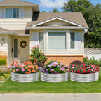 Round Galvanized Raised Garden Bed Kit (2x2x1ft)