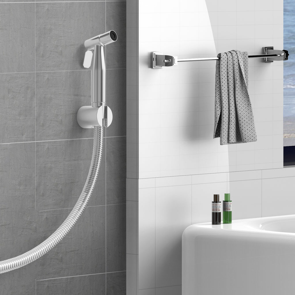 Handheld Bidet Sprayer Kit for Toilet - Stainless Steel Bathroom Diaper Sprayer - Easy DIY Installation Personal Hygiene Shower System