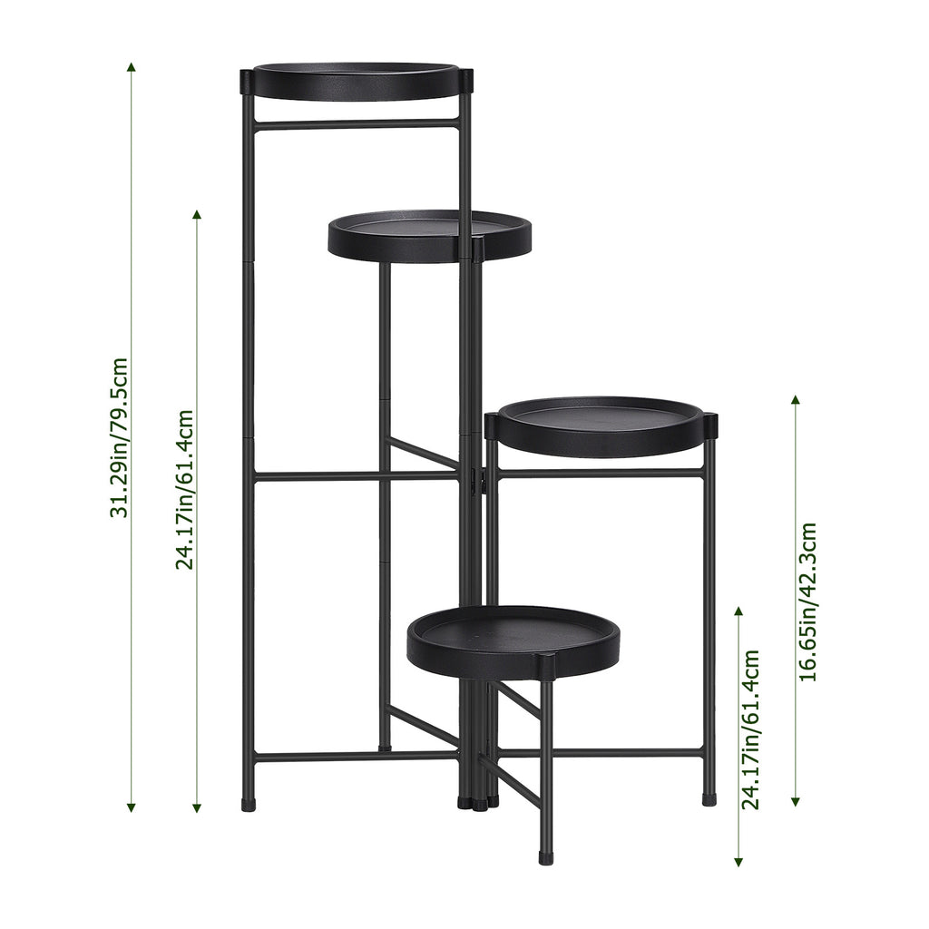 Multi-Tier Metal Plant Stand Set (3-Layer & 4-Layer)