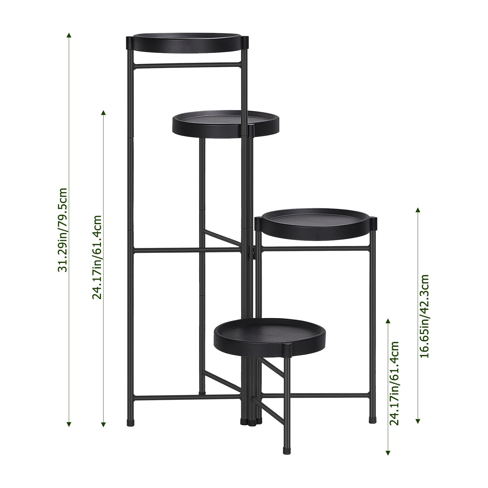 Multi-Tier Metal Plant Stand Set (3-Layer & 4-Layer)