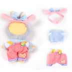 Doll Clothes Outfit Set for 6.69 Inch Mini Plush Doll, Handmade Fashion Doll Dress Up Costume, showcasing a variety of doll accessories styles (Doll Not Included)