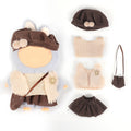 Doll Clothes Outfit Set for 6.69 Inch Mini Plush Doll, Handmade Fashion Doll Dress Up Costume, showcasing a variety of doll accessories styles (Doll Not Included)